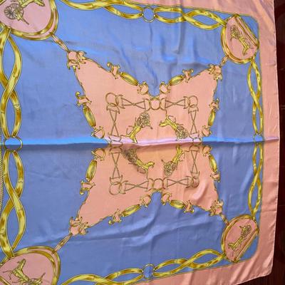 090-K: Colorful Silk Scarf