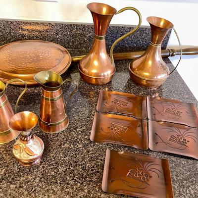 050-PAN: Assorted Decorative Copperware