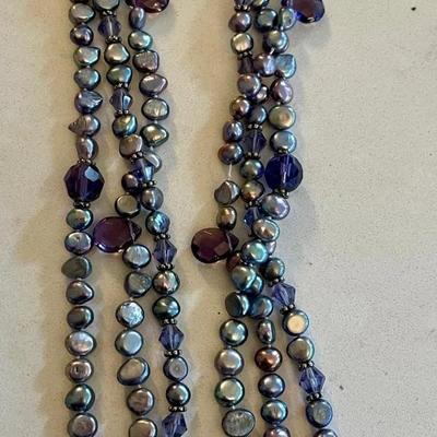 009-JRY: Multi-strand Freshwater Pearl Torsade Necklace