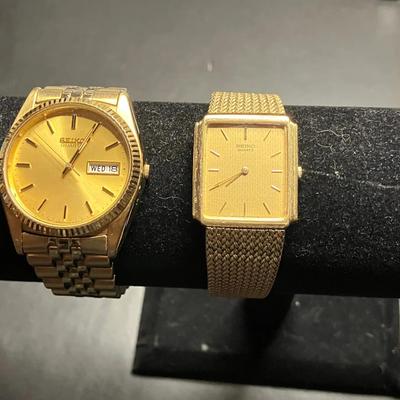 015c-JRY: Seiko Men’s Dress Wristwatch Pair