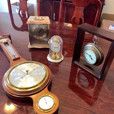 054-PAN: Barometer & Clocks