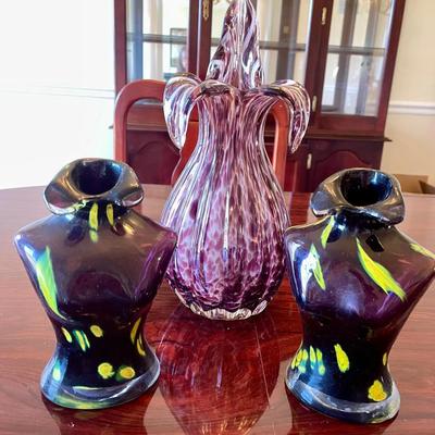 034-DR: Purple Art Glass