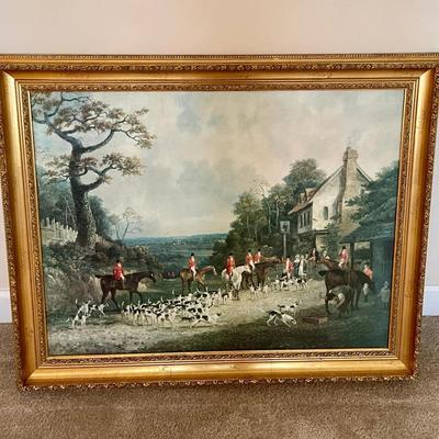 083-MBR: “The Essex Hunt Near Epping” Framed Print