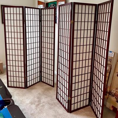 142-BON: Japanese-Style Room Divider Pair