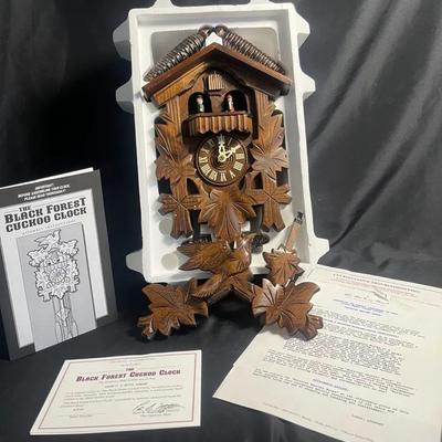 Black Forest Cuckoo Clock by Danbury Mint