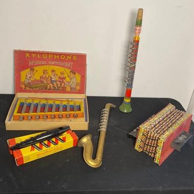 Vintage Children's Musical Instruments