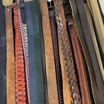 Men’s Leather Belts Sizes 38" - 42"