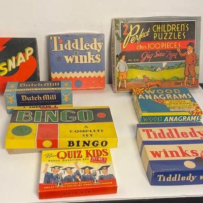 Vintage Children’s Board Games