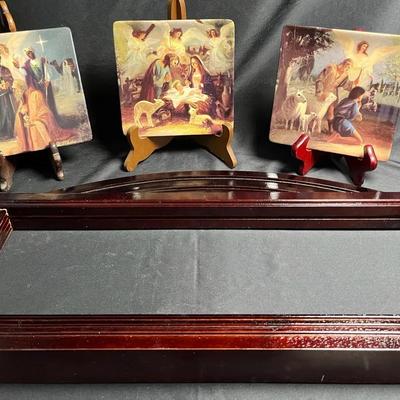 Limited-Edition Collectors Plates and Display Rail “The Night The Angels Sang” (Set of 3)