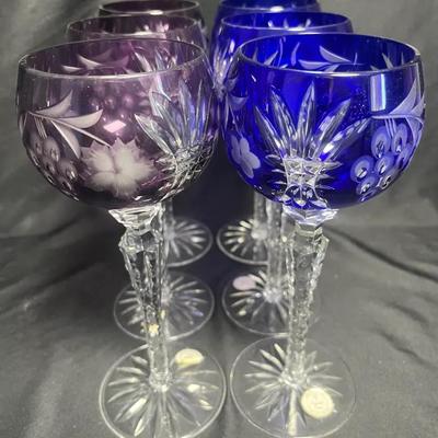 “Crystal Clear” Lead Crystal aka Marsala Wine Goblets from Hungary (Lot 1 - Set of 6)