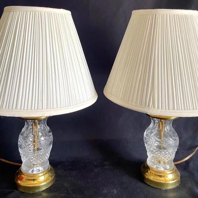 Waterford Irish Crystal Lamps