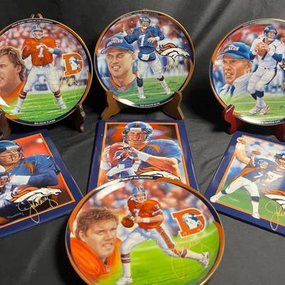 John Elway Limited-Edition Collectors Plates (Lot 2 - Set of 7)
