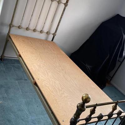 Antique Brass Twin Bed Frame