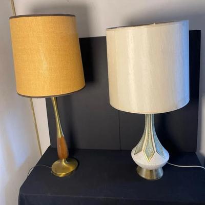 MCM Table Lamps (2) 