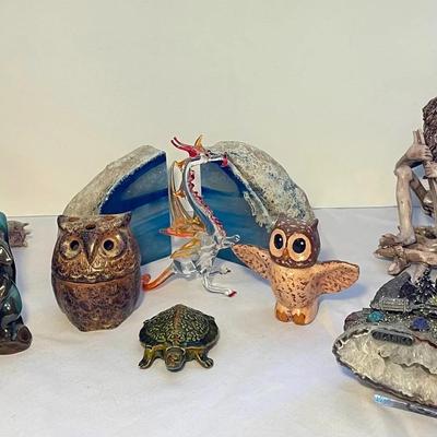 Geode Scenes & Animal Collectibles