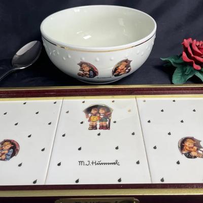 Lenox Garden Rose Hummel Serving Accessories 