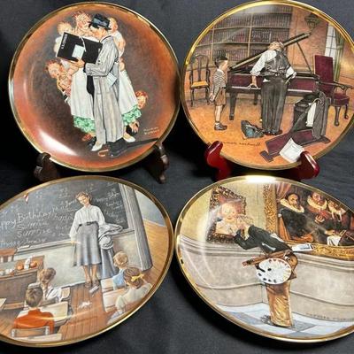 Norman Rockwell Collectors Plates (Set of 5) 