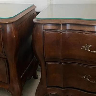 Vintage French Provincial-style Night Stands & Bench