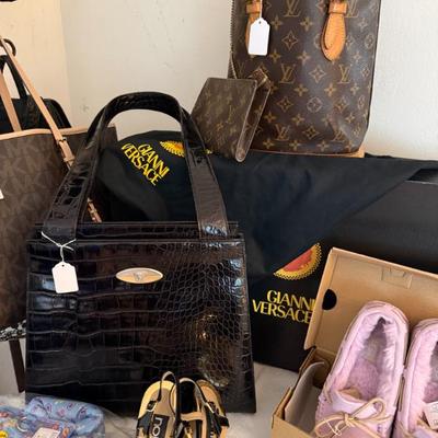 Sale Photo Thumbnail #53: Versace Handbag w/box & Louis Vuitton Handbag