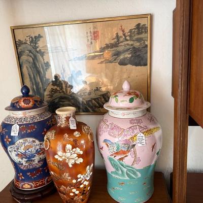 Sale Photo Thumbnail #65: Vintage and Antique Ginger Jars