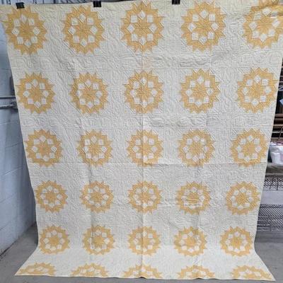 Vintage "Sunburst" Quilt