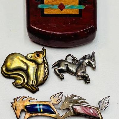 Vintage Native American Horse Jewelry & Artisan Collection 
