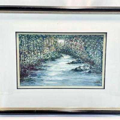 Original Watercolor By C.K. Kung 