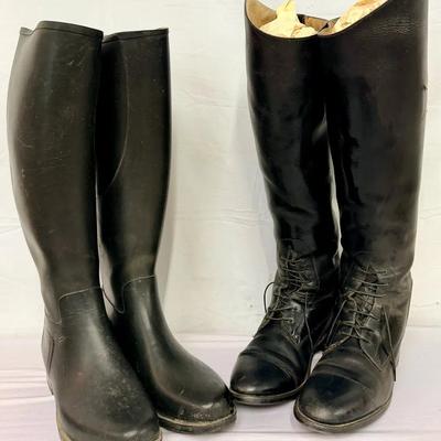 Equestrian Riding Boots / Leather Effingham / sz 9