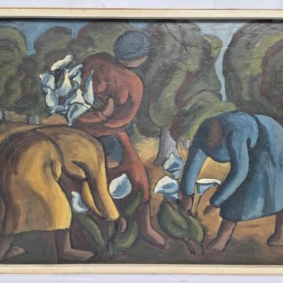 Jay Norman Large Original Oil Painting 35x27”