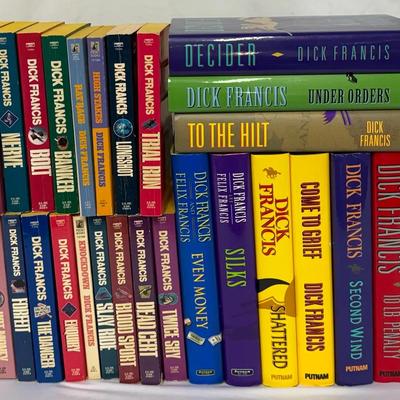 (41) Dick Francis Books / (13) Hardback w/Dustcover (2 Autographed) / (28) Paperback