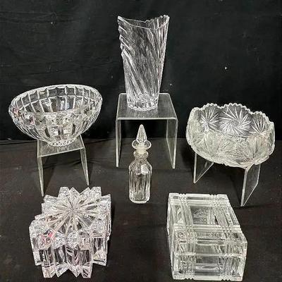 Fancy Clear Glass & Crystal