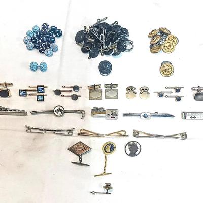 Cufflinks, Tie Bars, Buttons & Mixed Dress Pieces
