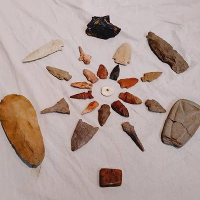 Ancient North American Artifact & Mineral Collection – Multi-Piece Estate Lot