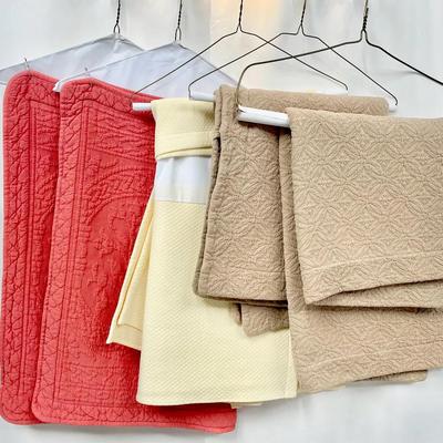 Large Pillow Shams And Queen Size Bed Skirt