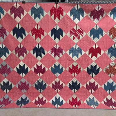 Vintage "Maple Leaf" Quilt