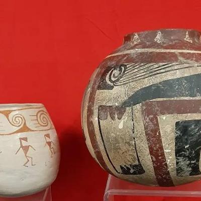 Southwest Native American O'odham Pottery by Artist Manuel + 