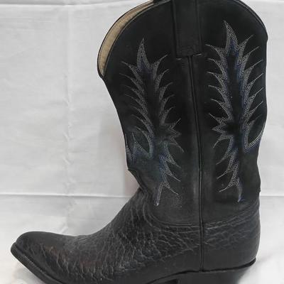 Joma Boots Black Leather Western Boots – Men’s Size 11 EE