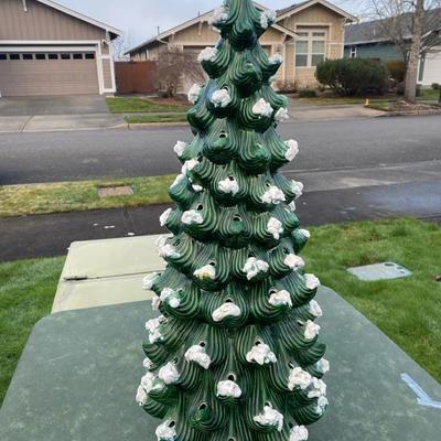 Ceramic Lighted Tree #1