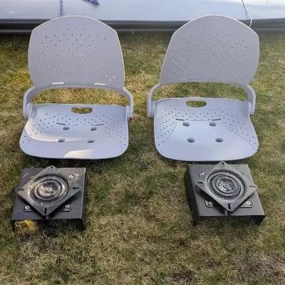 Attwood Venture Folding Fishing Seats w/ Swivels. 
