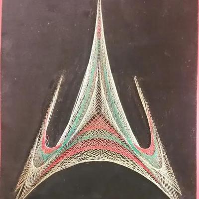 String and Pin Art-Abstract