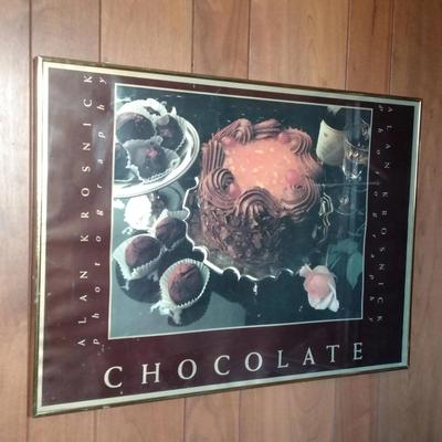 "Chocolate" Framed Poster Alan Krosnick