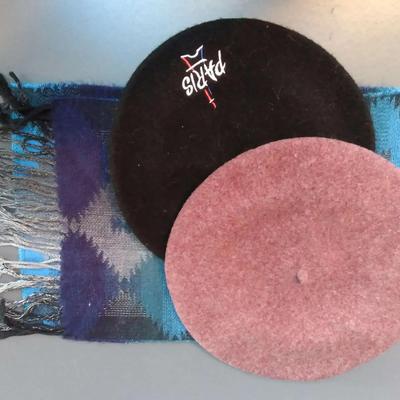 Wool Berets & Italian Scarf 