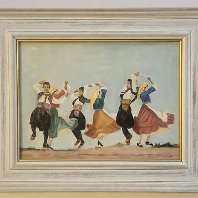 Offset Lithograph By American Artist David Weidman Titled Cats And Flowers