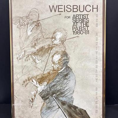 Weisbuch for Artist Series at The Pabst Lithograph (WH6)