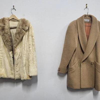 White Mink Jacket & Wool Coat (WH6)