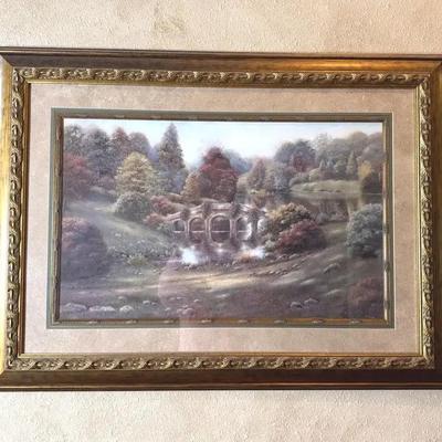 The Garden Of Prayer Print By B. Brown