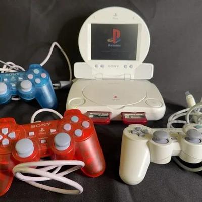 PS One Console & Controllers