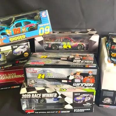 Die Cast Nascar Cars- Texas A&M and Jeff Gordan