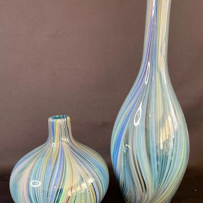 Multi Tone Glass Vases