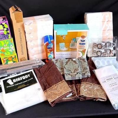 Stock the Bathroom: Towels, Organizer, Wash and More